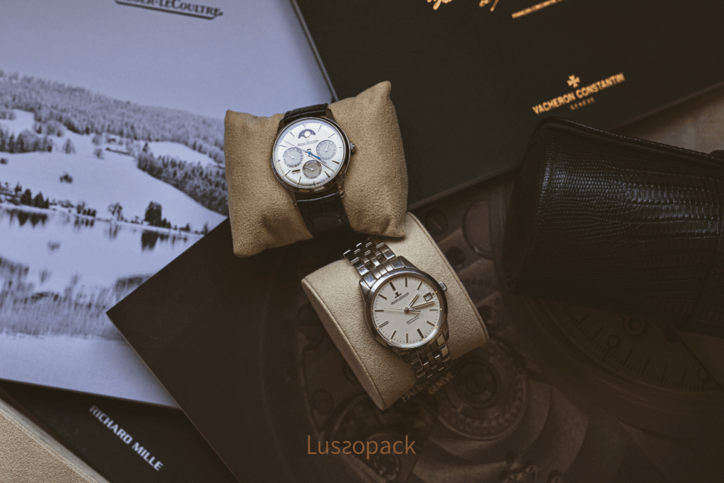 Premium watch packaging concept combining sustainable materials and sophisticated presentation for luxury timepieces