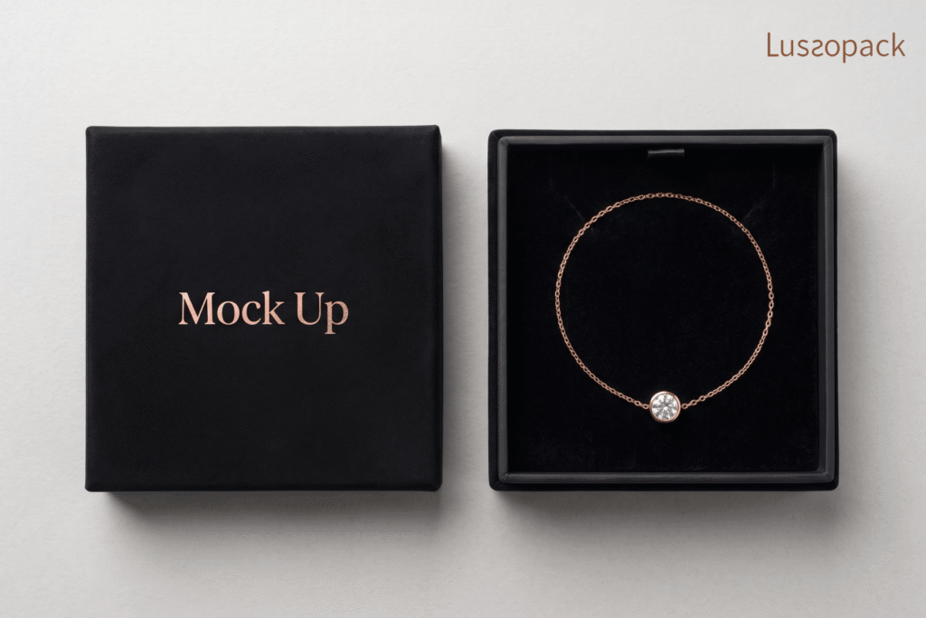 Soft-Touch Black Box with Foil Logo