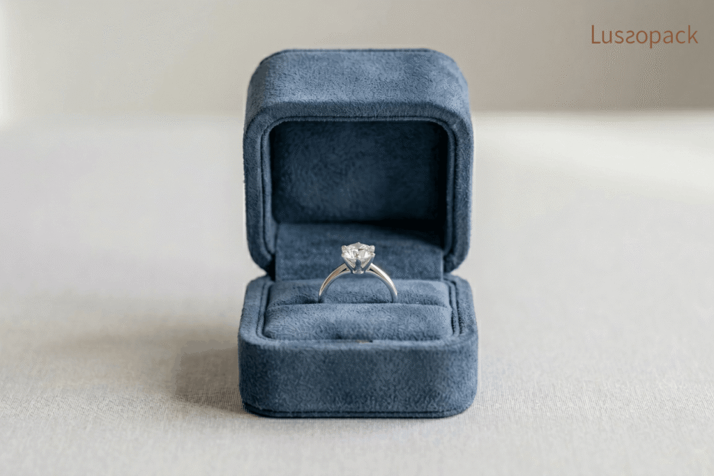 Suede Ring Box
