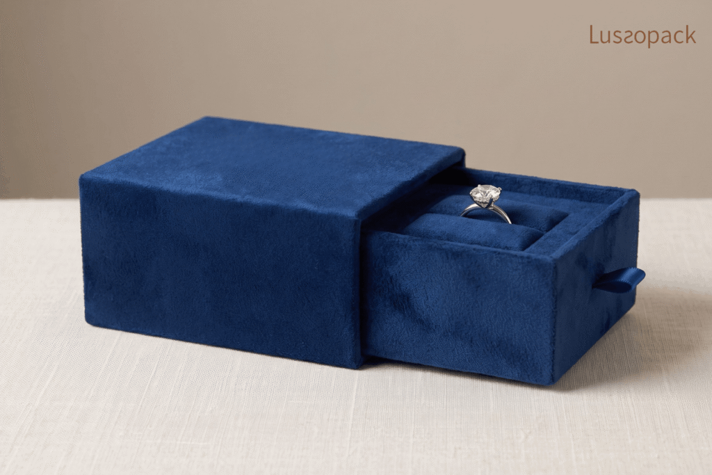 Drawer-Style Ring Box