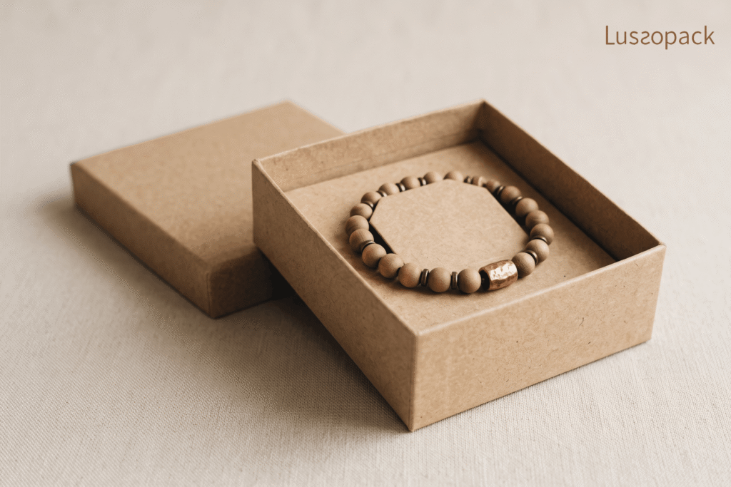 Eco-Friendly Kraft Paper Bracelet Box