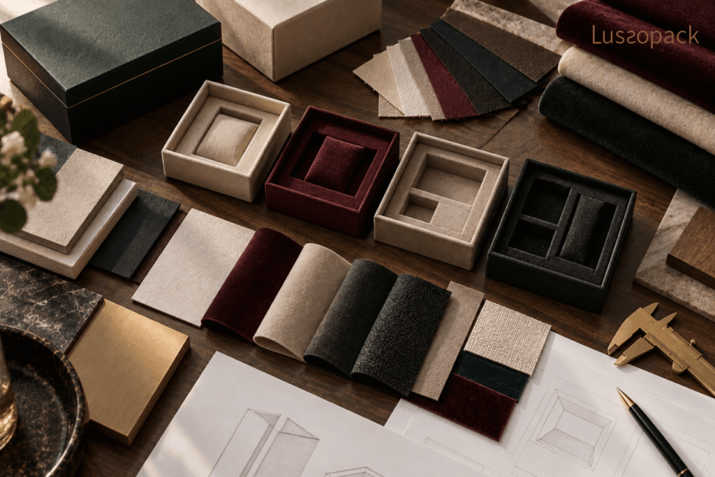 Watch box materials, inserts and finishes compared for their impact on packaging cost