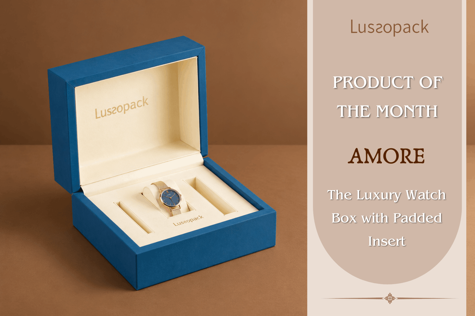 The Luxury Watch Box with Padded Insert